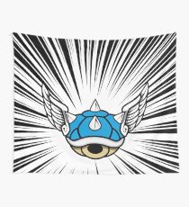 Blue Shell - Judgement Lines Wall Tapestry