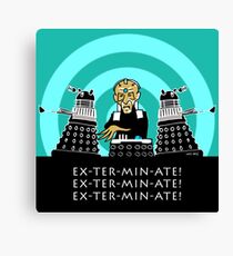 EX-TER-MIN-ATE Canvas Print