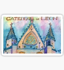 Léon Cathedral. Spain. Sticker