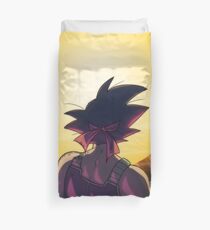 Dragonball Z Bardock 1 by Aaron Newman Duvet Cover