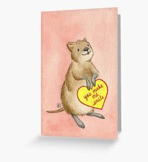 Valentines: You Make Me Smile Greeting Card