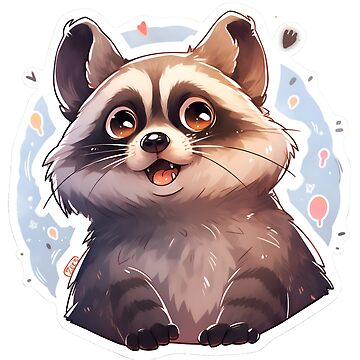 Raccoon Sticker