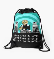 EX-TER-MIN-ATE Drawstring Bag