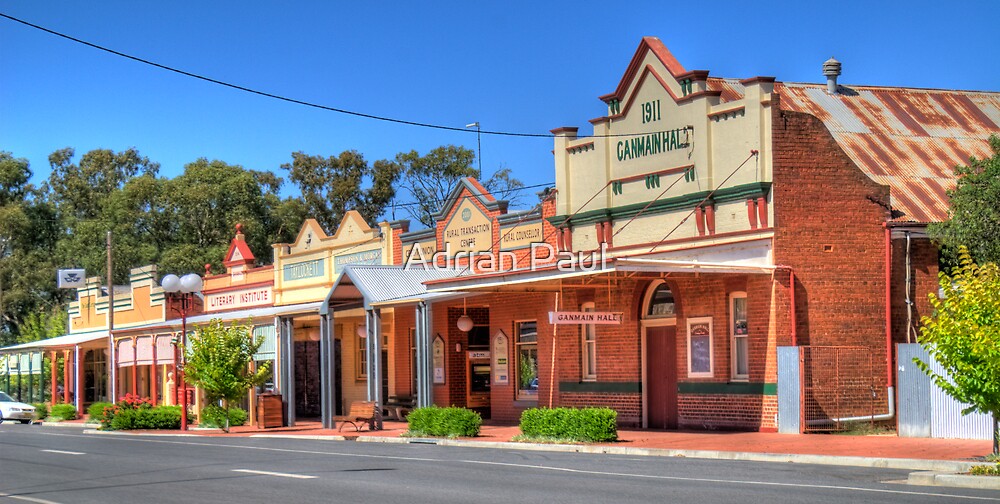 Country Towns | australian country town ganmain nsw hdr by adrian paul Country Towns | australian country town ganmain nsw hdr by adrian paul