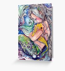 SeaHorse Hugs Greeting Card