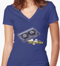 The 80s Women's Fitted V-Neck T-Shirt