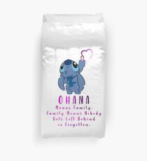 Lilo and Stitch Ohana Duvet Cover