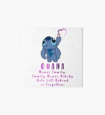 Lilo and Stitch Ohana Art Board