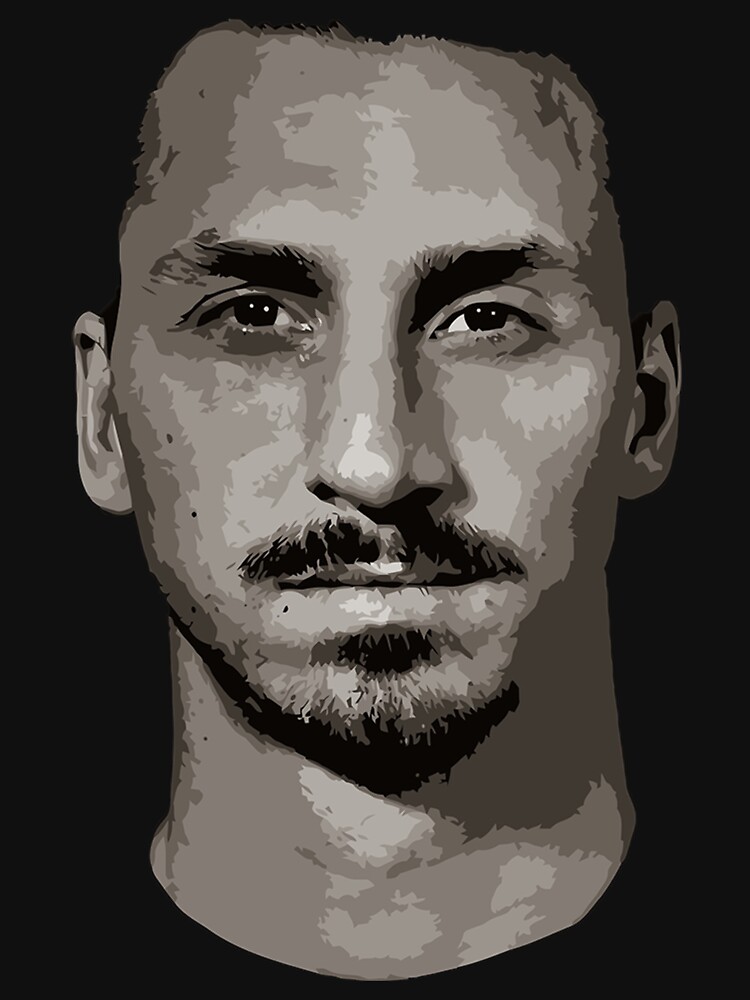 Zlatan Ibrahimovic Sketch Design Unisex T Shirt By Ridahoo Redbubble