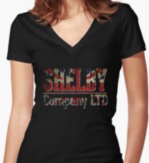 Peaky Blinders Women's Fitted V-Neck T-Shirt