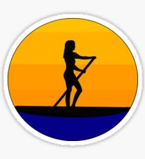 Paddle boarding Sticker