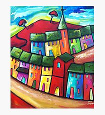 PLAYFUL WIND ON THE HILL Photographic Print