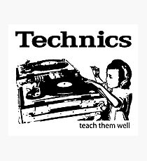technics Photographic Print