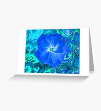 I Love Blue Greeting Card