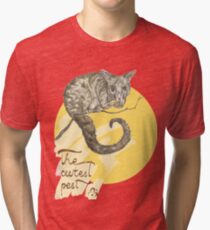 Common Brushtail Possum – The Cutest Pest Tri-blend T-Shirt