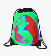 Vampire Princess 6 Green Envy Drawstring Bag