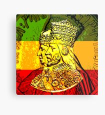 Seine Majestät Haile Selassie Kaiserin Menen Metalldruck