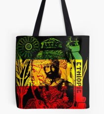 Rasta Haile Selassie Natural Mystic Lion of Judah Tote Bag