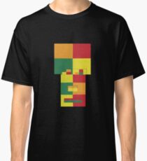 Square Fro (Facemadics abstract face colorful contemporary) Classic T-Shirt
