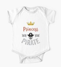 Why Be A Princess When You Can Be A Pirate Girls One Piece - Short Sleeve