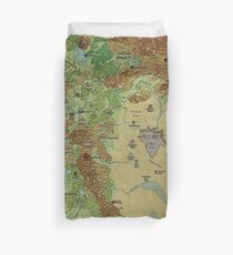 Dragon Pass und Prax Karte von Darya Makarava Bettbezug