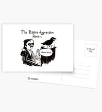 PASSIVE AGGRESSIVE RAVEN Postcards