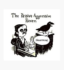 PASSIVER AGGRESSIVER RABE Fotodruck
