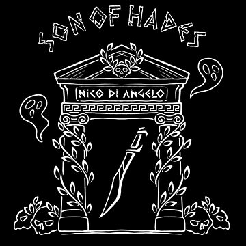 Nico di Angelo Goth Hades Camp Half Blood Shirt 2 Essential T-Shirt for  Sale by allarica