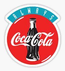 Vintage Retro Coca Cola Logo Sticker