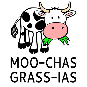 Artwork thumbnail, Moo-chas Grass-ias (Muchas Gracias) by coolfuntees
