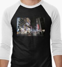 Ginza Streetscape, Chūō, Tokyo Men's Baseball ¾ T-Shirt