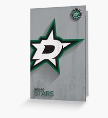 Dallas Stars Minimalist Print Greeting Card
