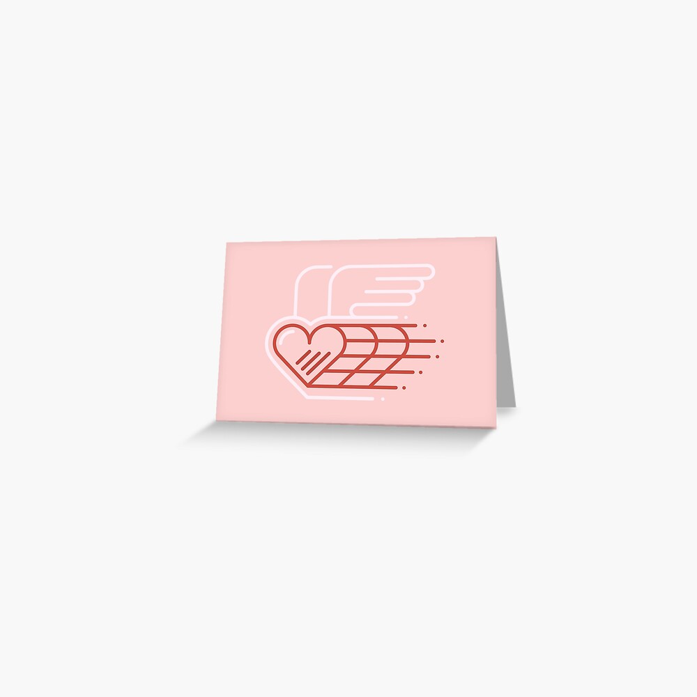 Winged Heart Greeting Card