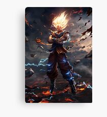 Son Goku Super Saiyan Canvas Print