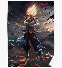 Son Goku Super Saiyan Poster