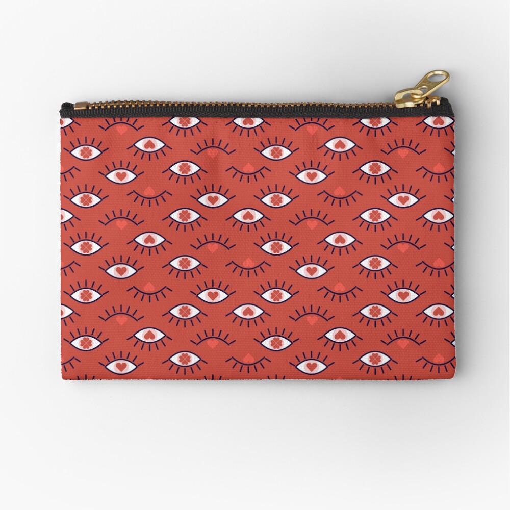Eyes of Love Zipper Pouch