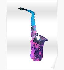 saxophone art #saxophone Poster