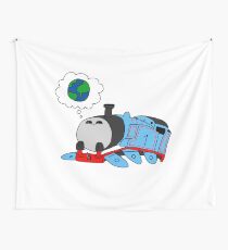 'The little blue engine who wanted to see the world' - Thomas the Tank Engine Wall Tapestry