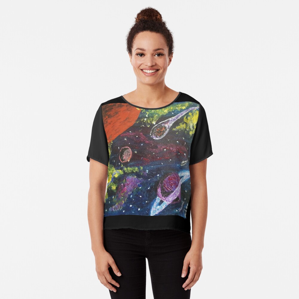 Space Chiffon Top