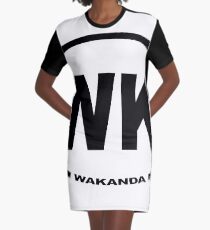Wakanda T-Shirt Kleid