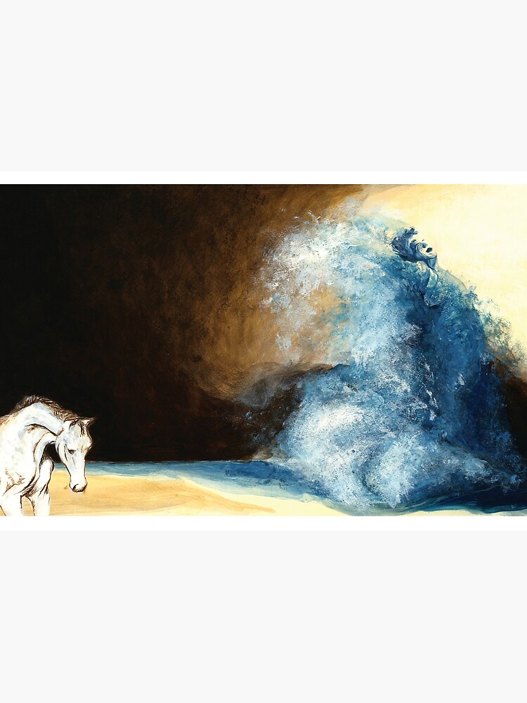 Children's book Wave Woman print by CatarinaGarcia