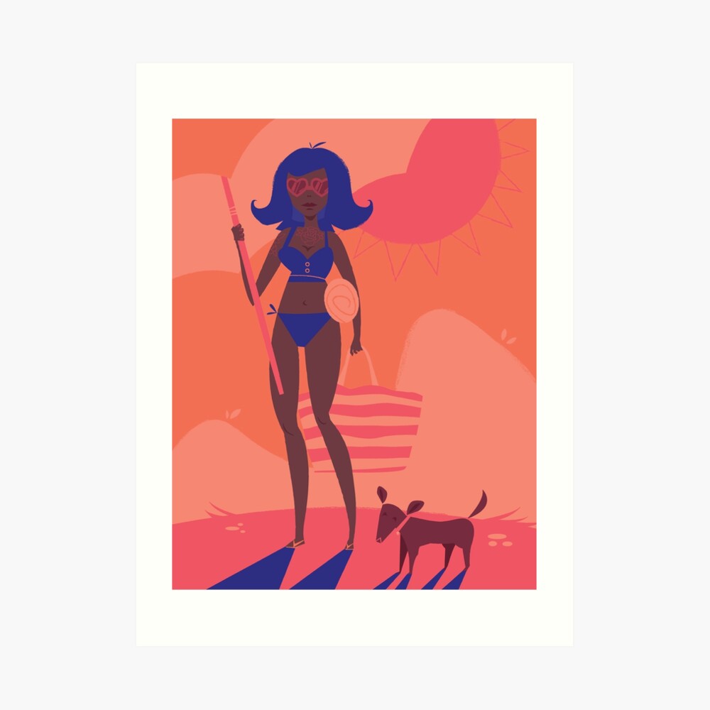 Summer time! Art Print