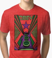 OBEY Purple Tentacle Tri-blend T-Shirt