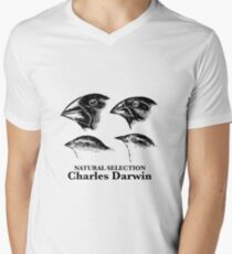Charles Darwin - Natural Selection Men's V-Neck T-Shirt