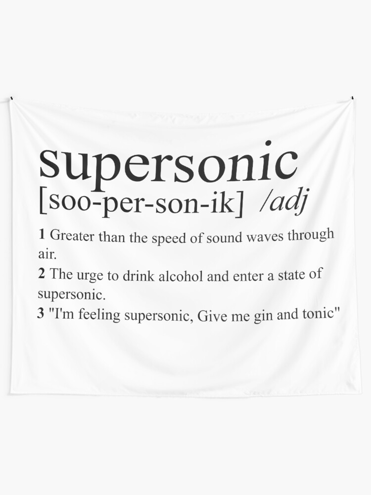 Supersonic Dictionary Definition Tapestry By Designedbyoli