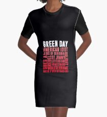 American Idiot Green Day Graphic T-Shirt Dress