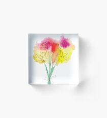 bouquet Acrylic Block