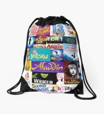 Broadway Musicals Drawstring Bag