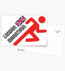 London Marathon Postcards