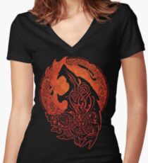FENRIR. Lokis Sohn. Shirt mit V-Ausschnitt